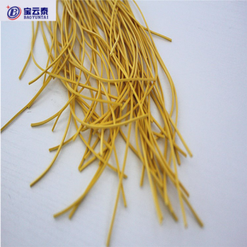 Yellow Square Rubber Wire